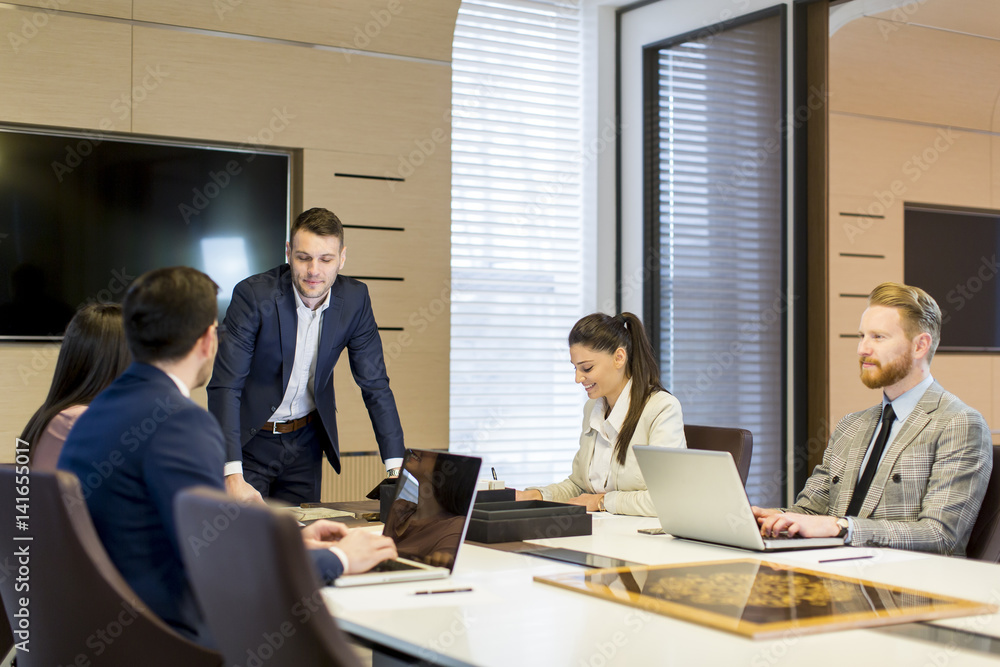 Business people working in office Business people working in office