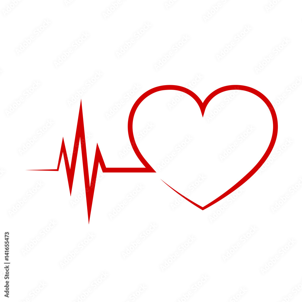 Heart icon. Vector illustration. Heart icon. Vector illustration.