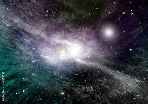 Wallpaper Mural galaxy in a free space Torontodigital.ca