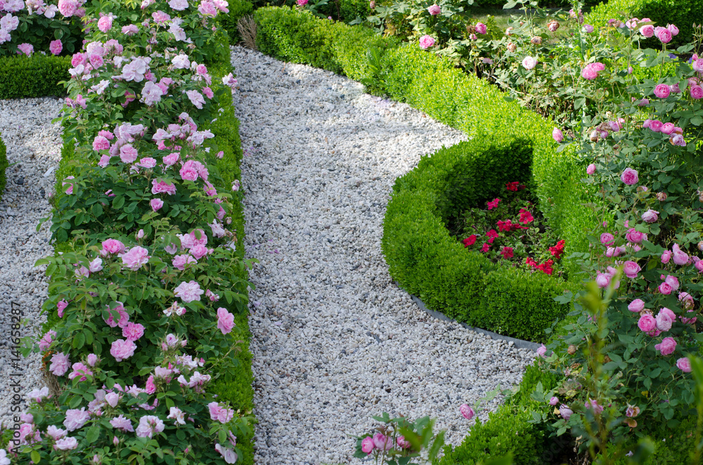 Garden design in the schwerin Castle Park