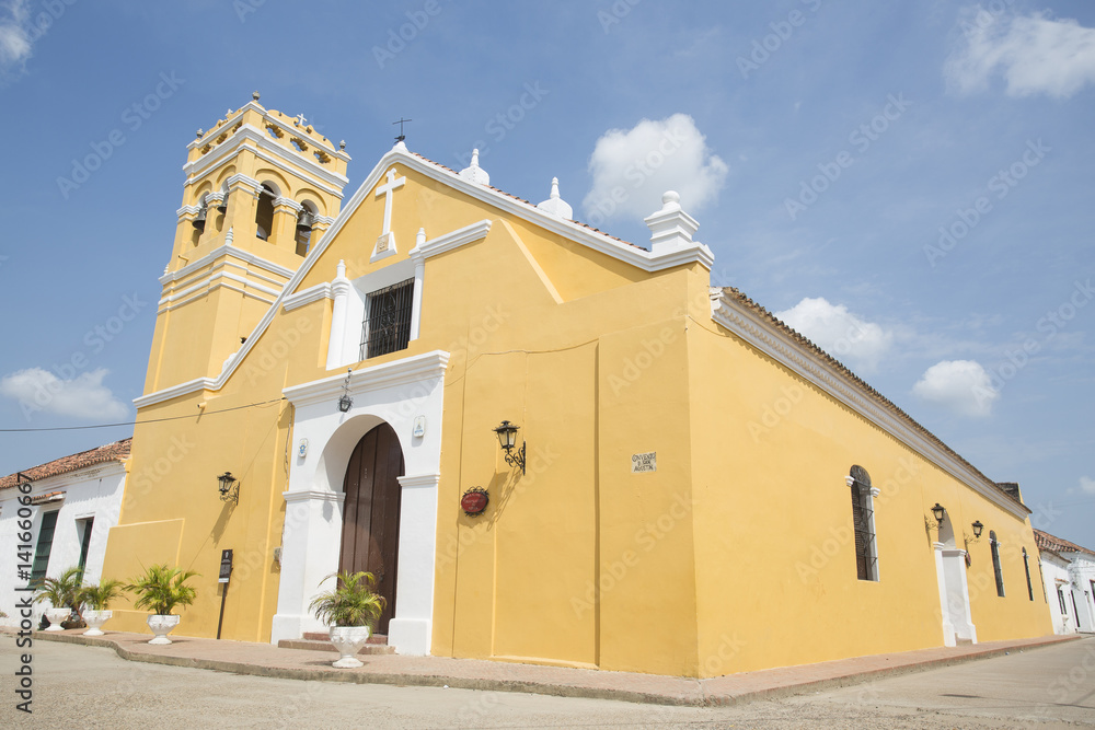 Santa cruz de Mompox, Bolívar / Colombia - March 19, 2017. Convent of San Agustín.