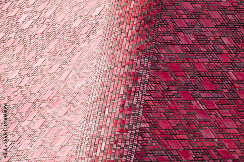 Obraz premium Wall of tiles