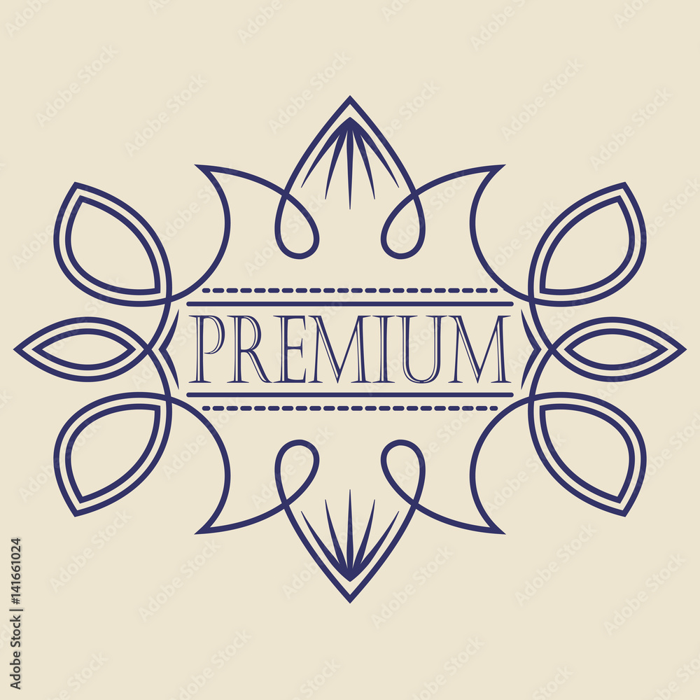 Obraz premium Vintage badge. Logo template