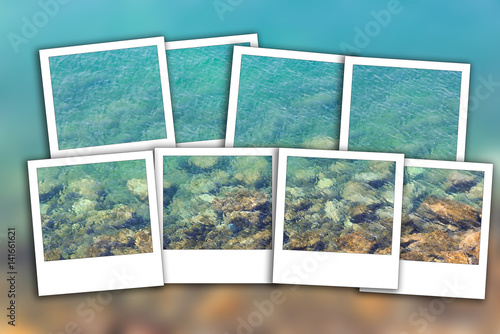 Sea clean blur instant photo 2
