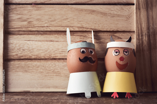 Slika na platnu decorated easter eggs