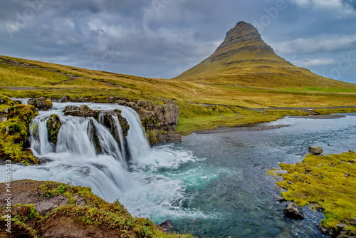 Kirkjufellsfoss waterfall in Iceland