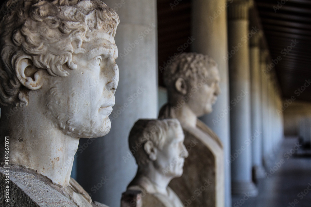 Athen's Statues