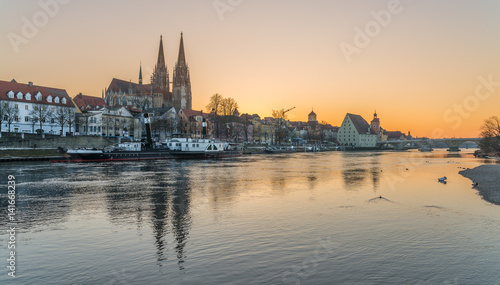 Sonnenuntergang in Regensburg 