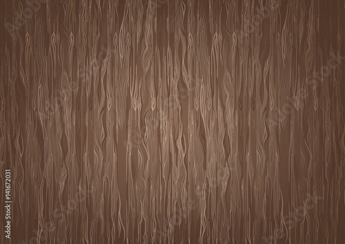 Brown Wooden Textured Background - Abstract Pattern Illustration, Vector