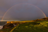 Rainbow over the Asturian coast