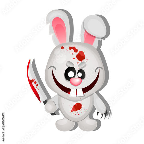 Mad bunny Halloween