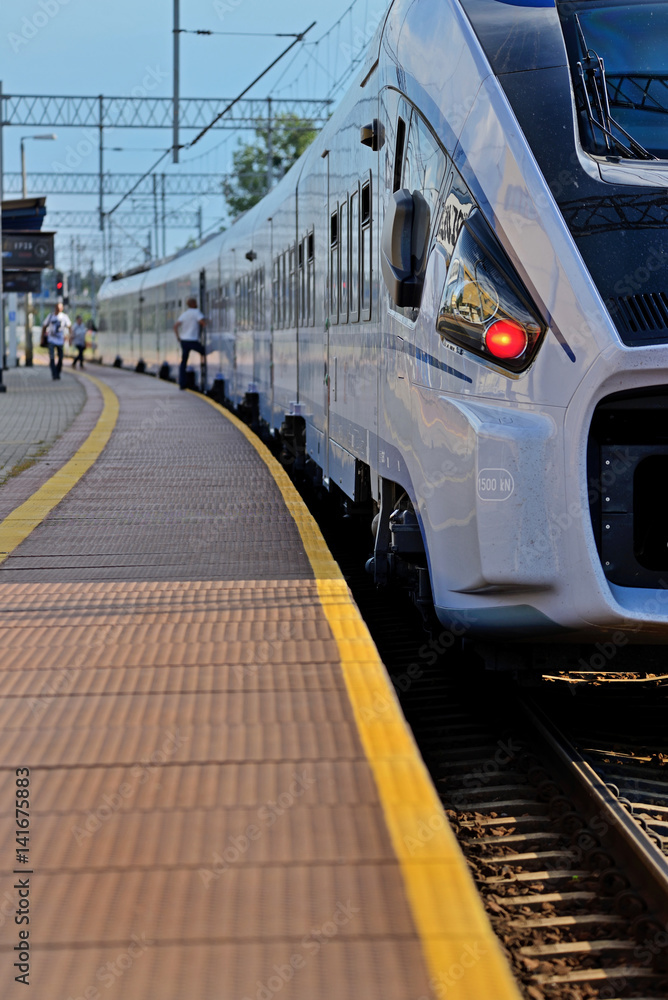 Naklejka premium Passenger train.