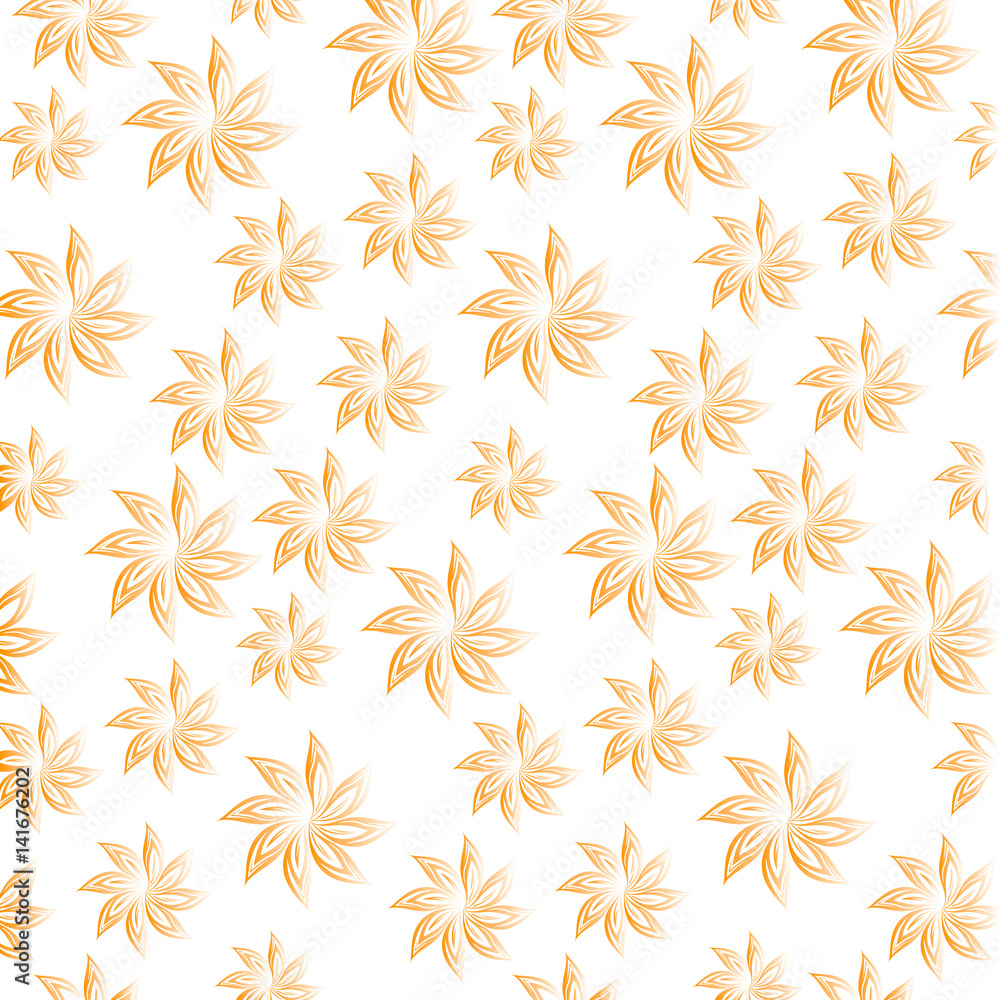 The vector seamless pattern