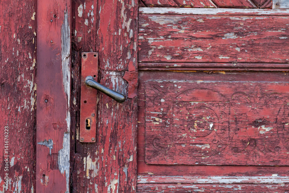 door handle on door door handle on door
