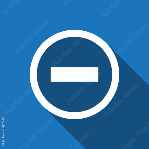 minus icon stock vector illustration flat design
