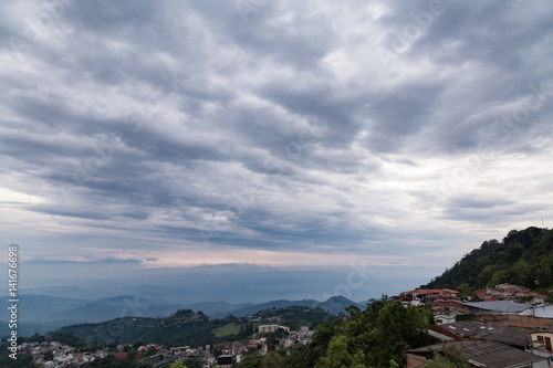 View of the area outside of Manizales, Colombia.