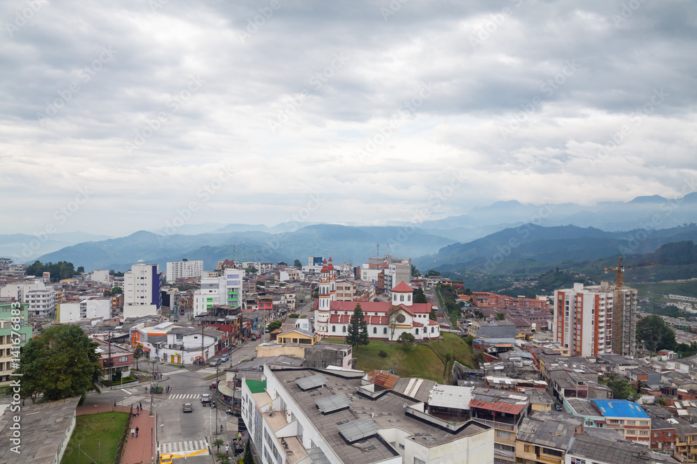 View of Manizales, colombia.