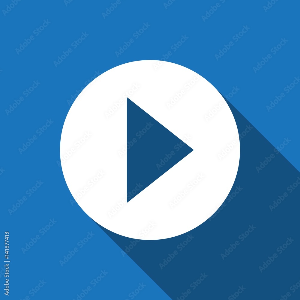 play icon stock vector illustration flat design play icon stock vector illustration flat design