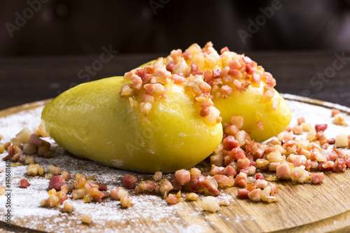 Zeppelins with meat in Lithuanian photo