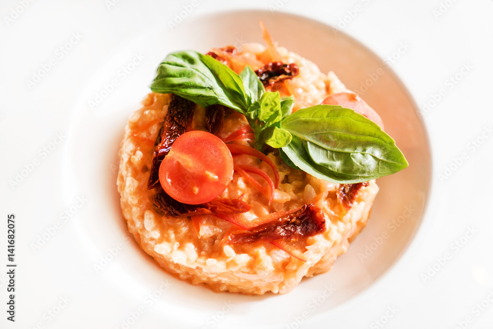 risotto with tomatoes risotto with tomatoes