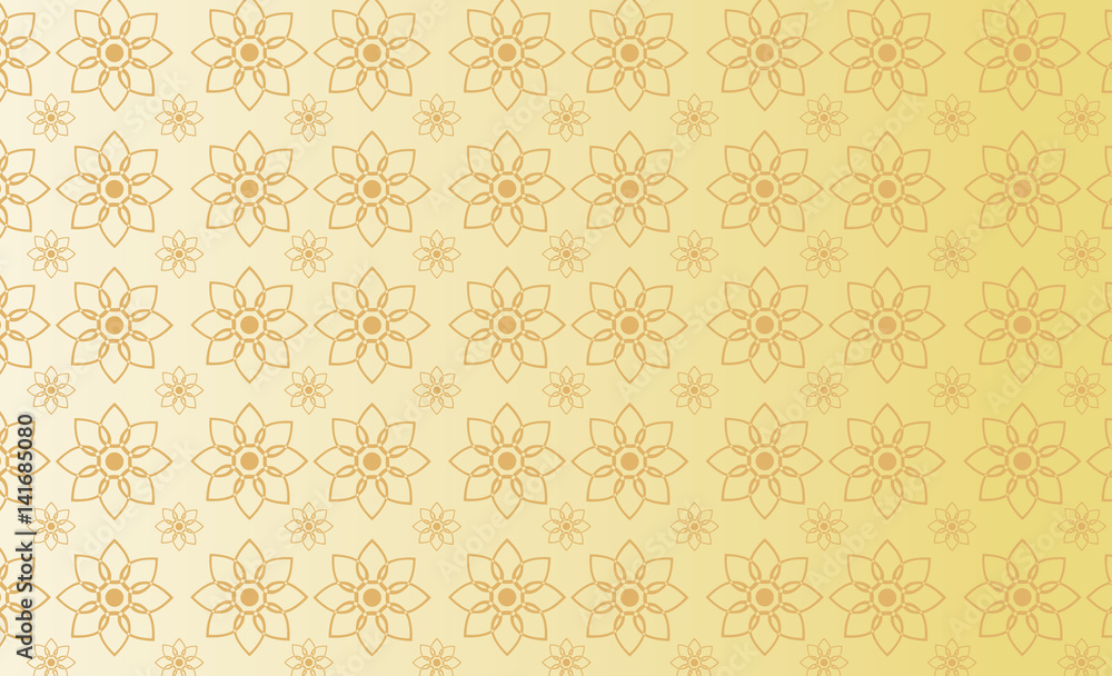 Floral seamless background for fashion prints. Antique print. Seamless vector texture floral pattern.