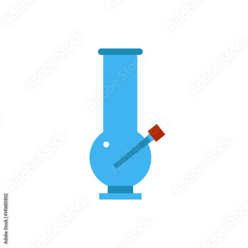 Bong for smoking vector icon