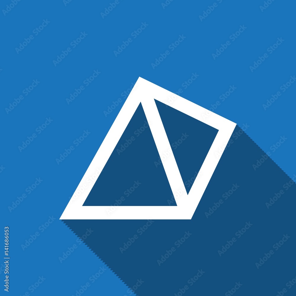 pyramid icon stock vector illustration flat design pyramid icon stock vector illustration flat design