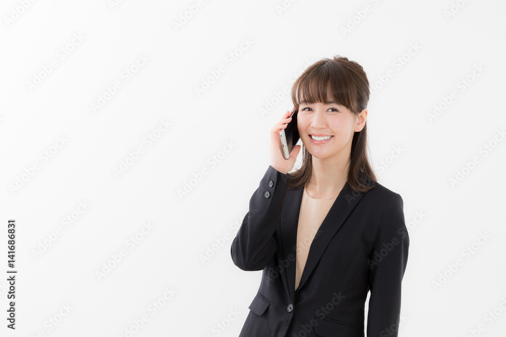 portrait of asian businesswoman isolated on white background portrait of asian businesswoman isolated on white background