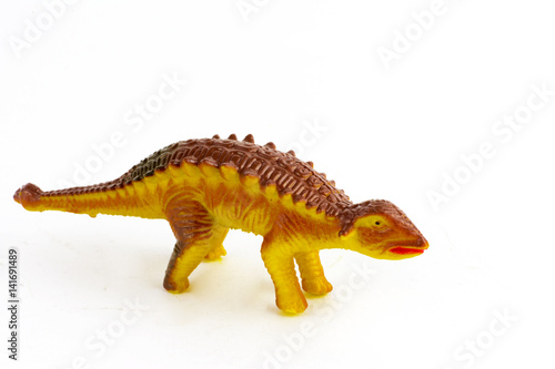Children s toys and figurines on a white background