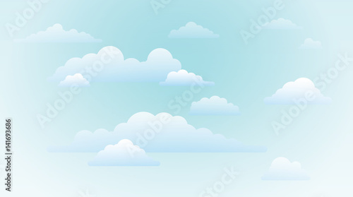 Cloudy sky background 2