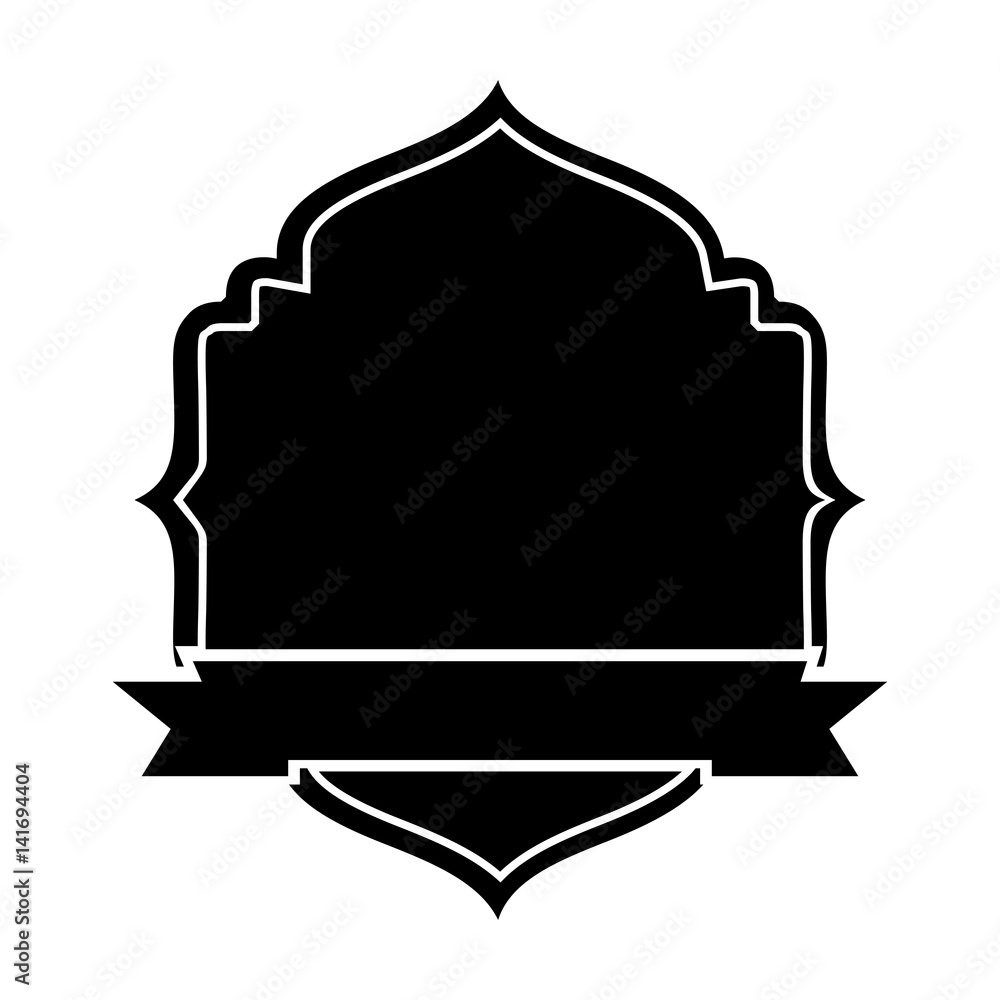 seal frame with ribbon vector illustration design seal frame with ribbon vector illustration design