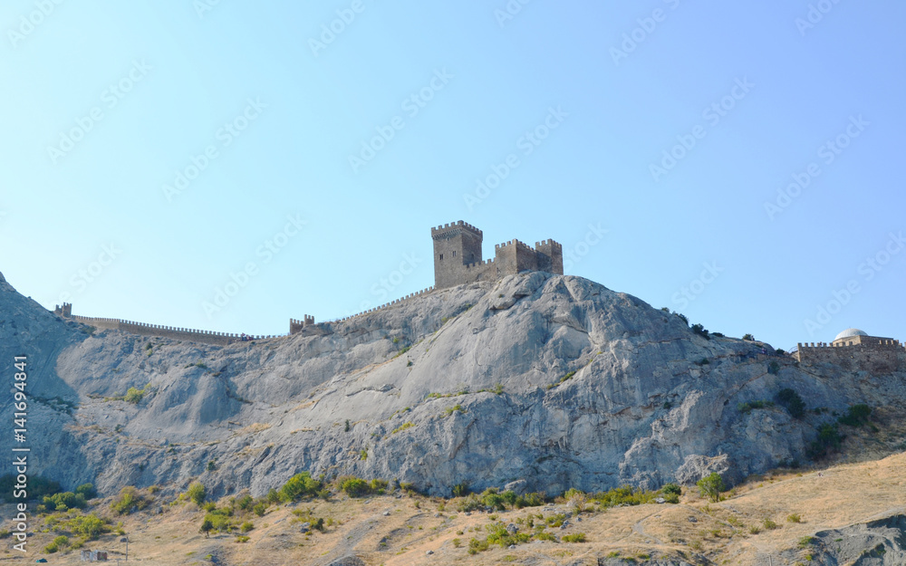 The Genoa fortress. The Genoa fortress.