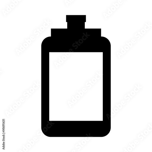 bottle water gym icon vector illustration design