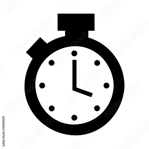 chronometer watch isolated icon vector illustration design
