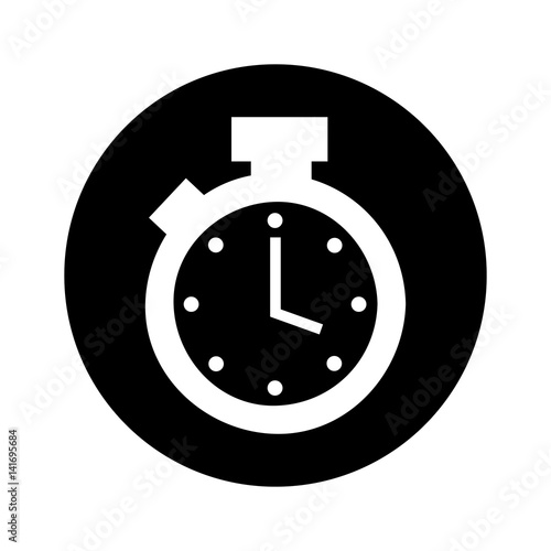 chronometer watch isolated icon vector illustration design