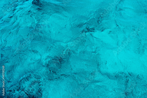Canvas Print clear caribbean sea water texture