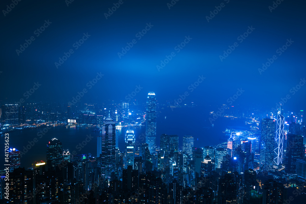 view of victoria harbor in Hong Kong,China. view of victoria harbor in Hong Kong,China.