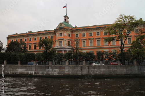 Palace on Saint Petersburg´s embankment, Russian federation