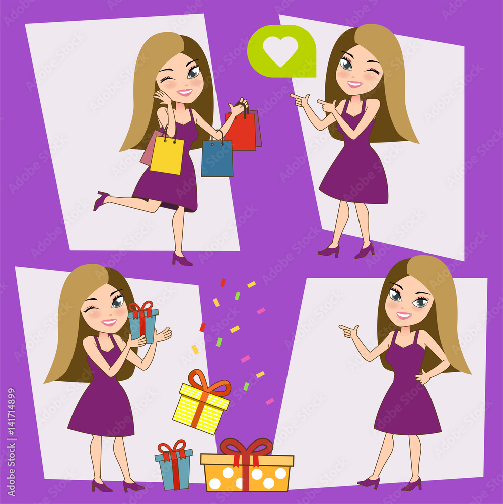 The european character advice beauty products. Trade business. Shopping movement. (5) The european character advice beauty products. Trade business. Shopping movement. (5)