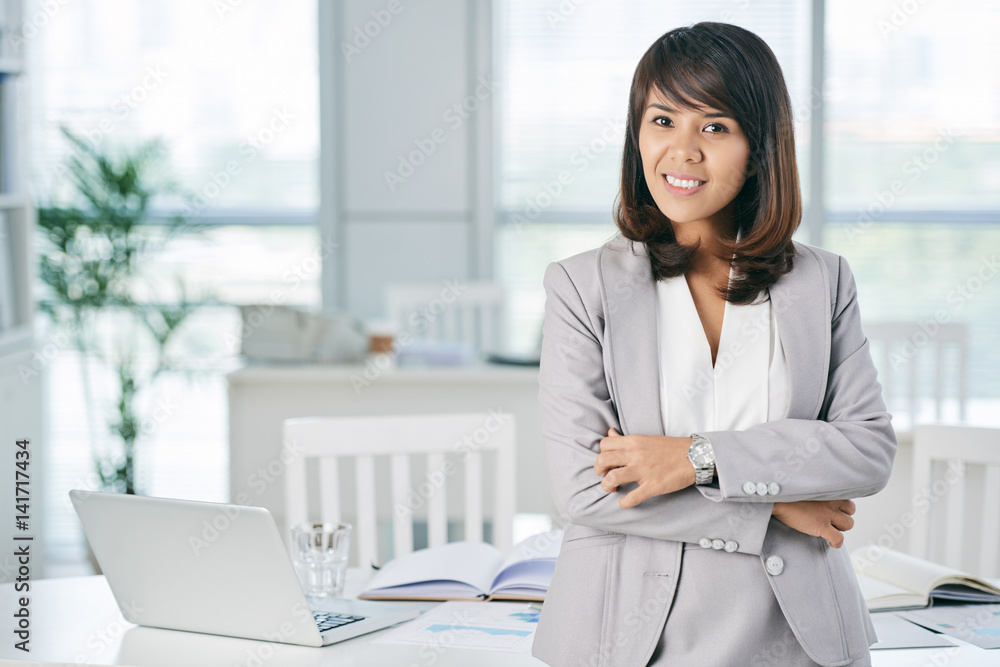 Confident business lady Confident business lady