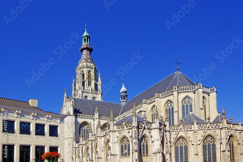 Altstadt von BREDA ( Niederlande ) mit Grote Kerk