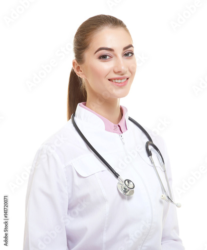 Young female nutritionist o...