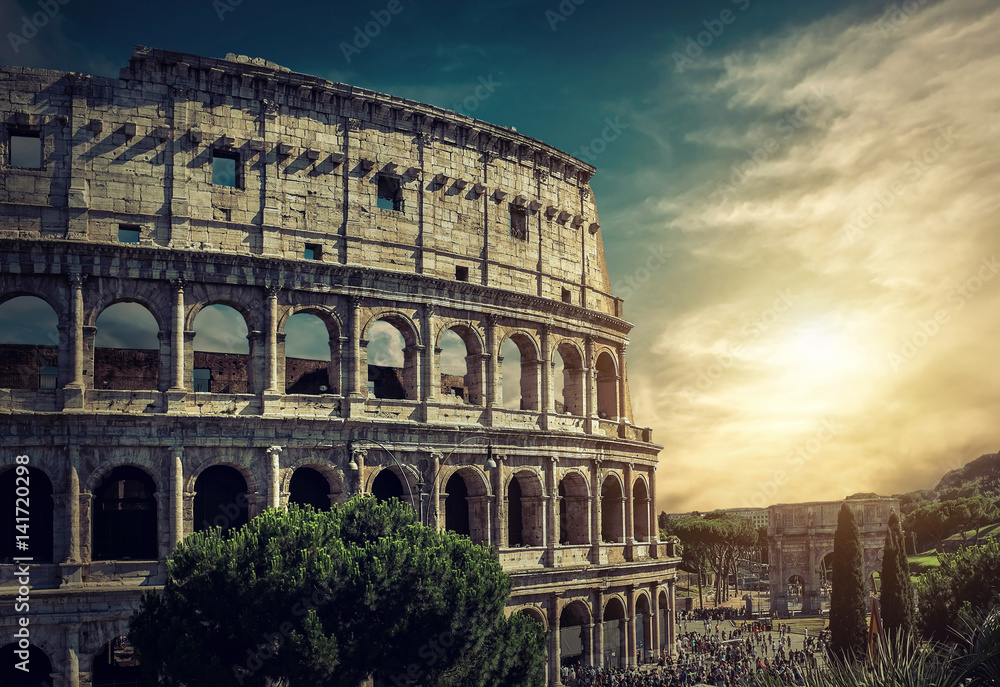 One of the most popular travel place in world - Roman Coliseum.