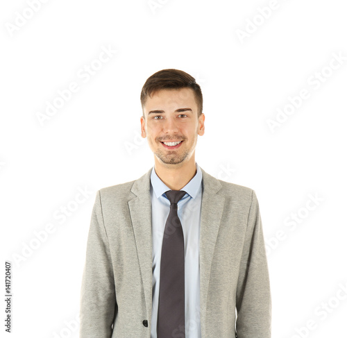 Handsome man in elegant sui...