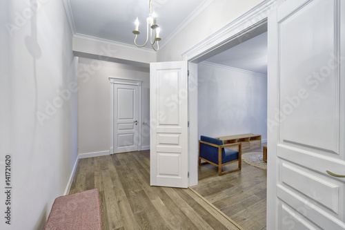 Russia,Moscow - the interior design of the hall in a new apartment