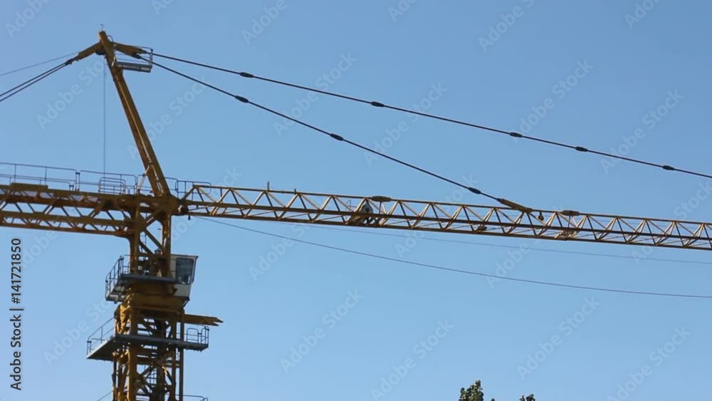 construction crane background blue sky construction crane background blue sky