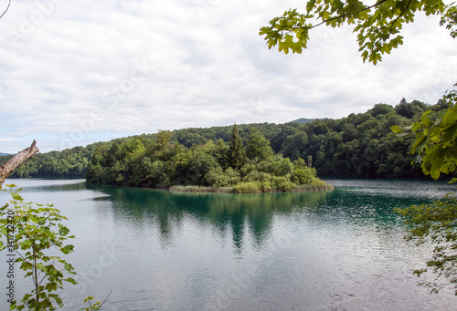 Breathtaking view in the Plitvice Lakes National Park .Croatia