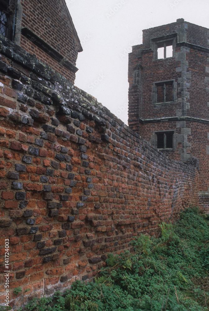 The ruins of Bradgate House Leicestershire