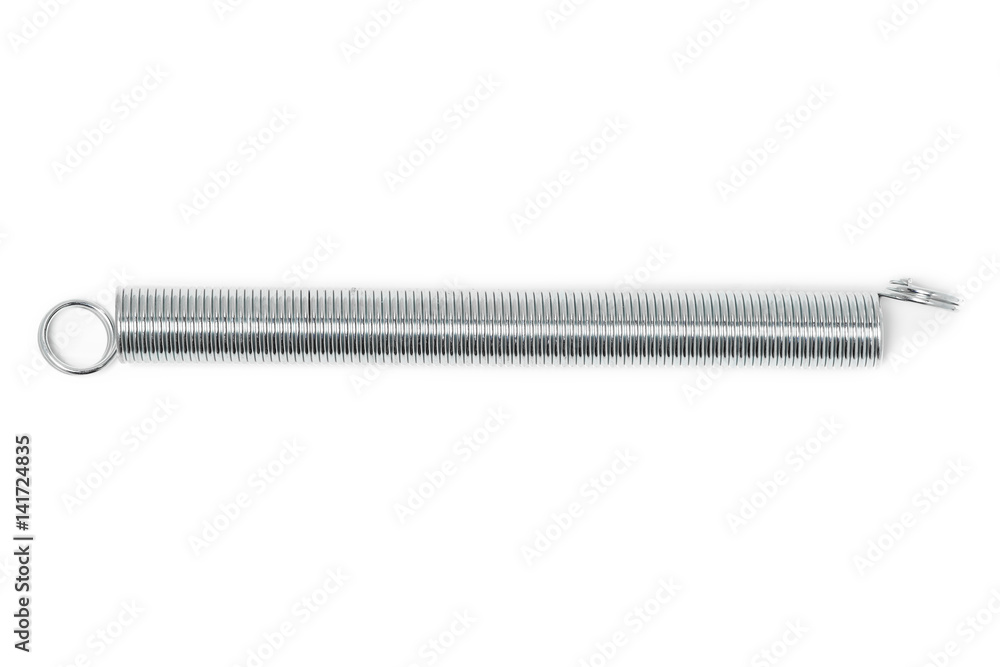 Metal spring isolated on white background Metal spring isolated on white background