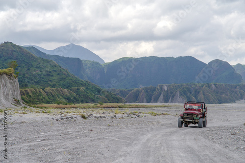 Four-wheel drive tour at Mountain Pinatubo , Philippines